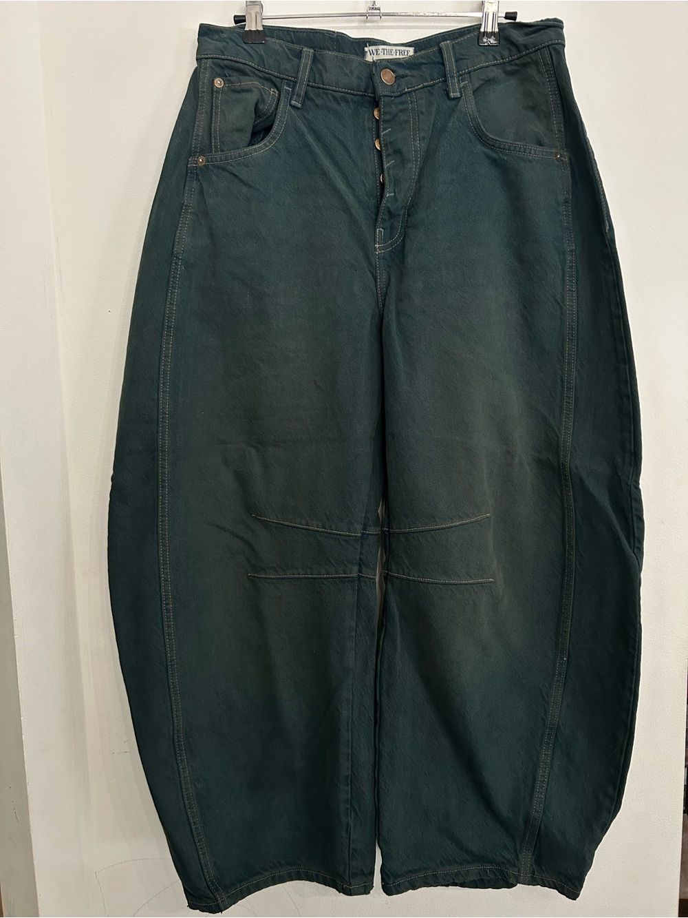 We The Free Good Luck Mid-Rise Barrel Jeans - Picture 2 of 5